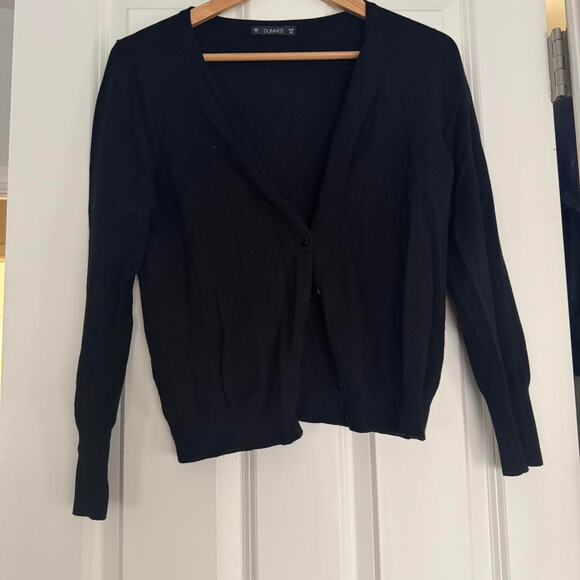 Basic black cardigan size uk - Picture 1 of 3